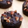 vegan gluten free mini black bean brownies
